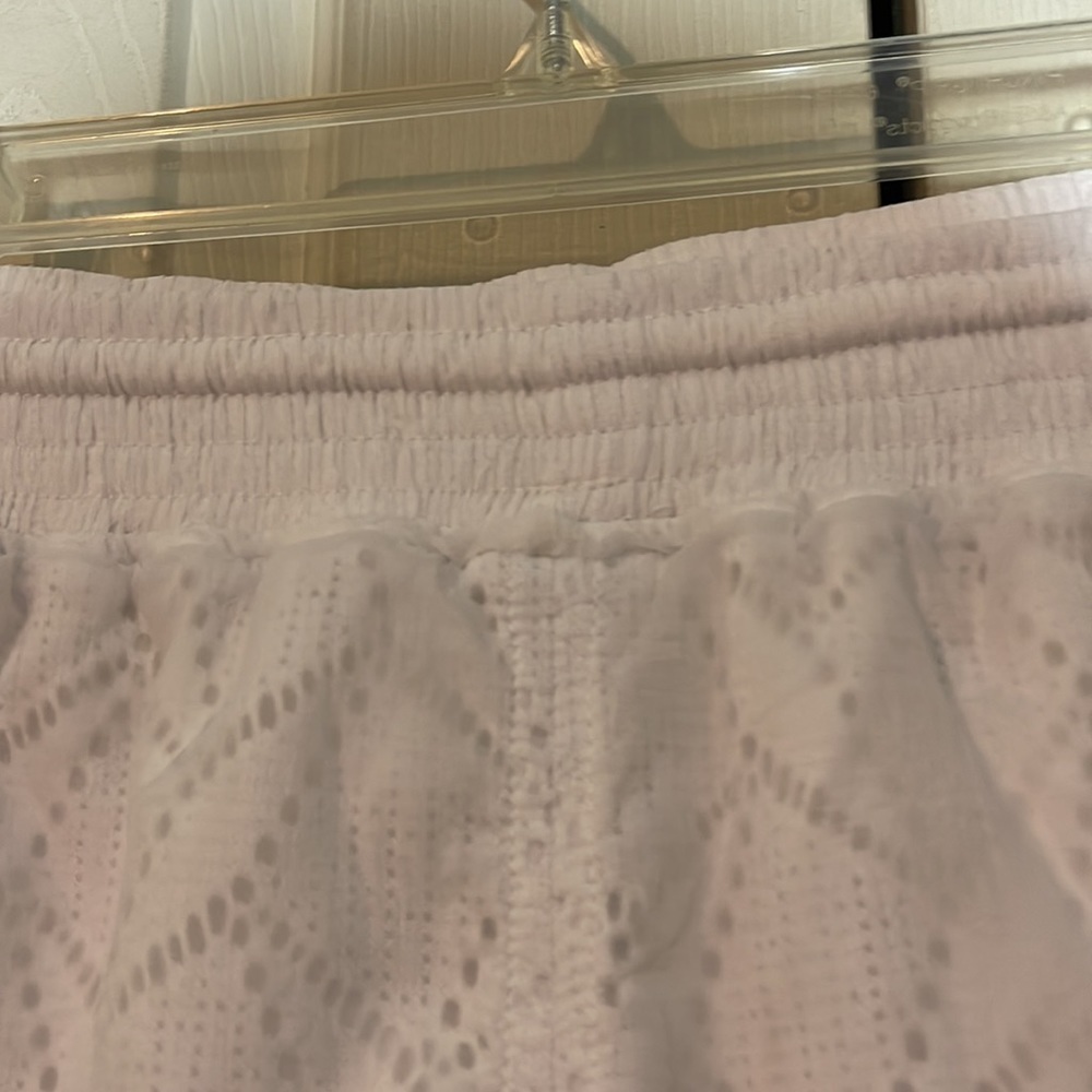 Free People FP Movement White Athletic Shorts Drawstring Waistband Small Y2K? - Picture 11 of 16